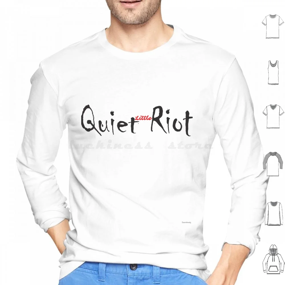 Quiet Little Riot Hoodies Long Sleeve Quiet Little Riot Short Rebel Mischievous Silent Introvert Plot Cunning Squad