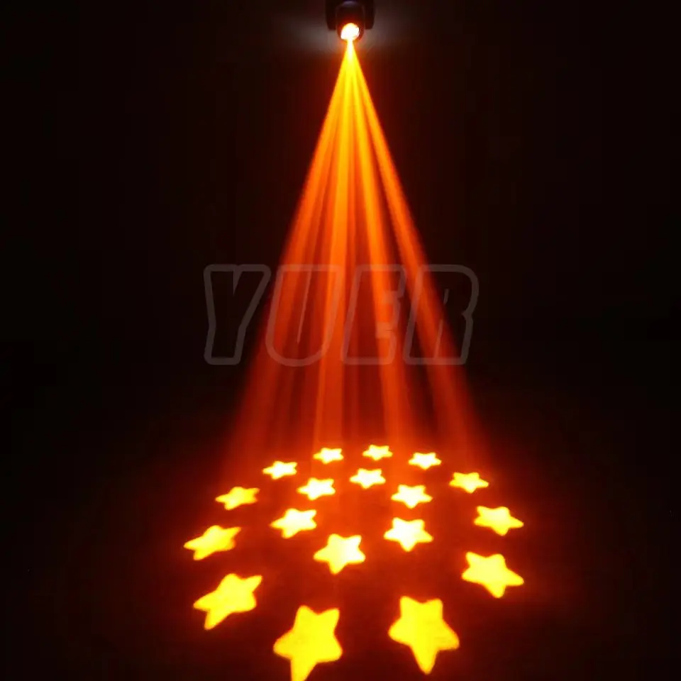 YUER LED 100W Beam Moving Head Stage LED Light 18 Prism Flash DMX512 For Club KTV Disco DJ Party Lighting Pattern Wedding Lamp