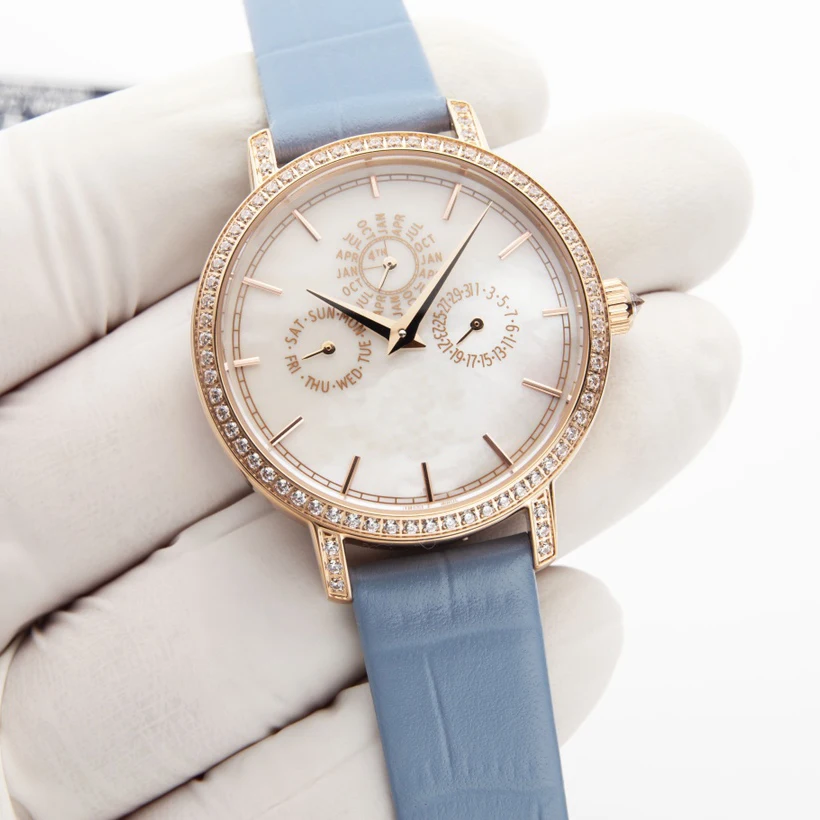 2026 Luxury Brand Women's Automatic Watch Leather Strap Designer Wristwatch Waterproof Casual Classic Women Automatic Watches