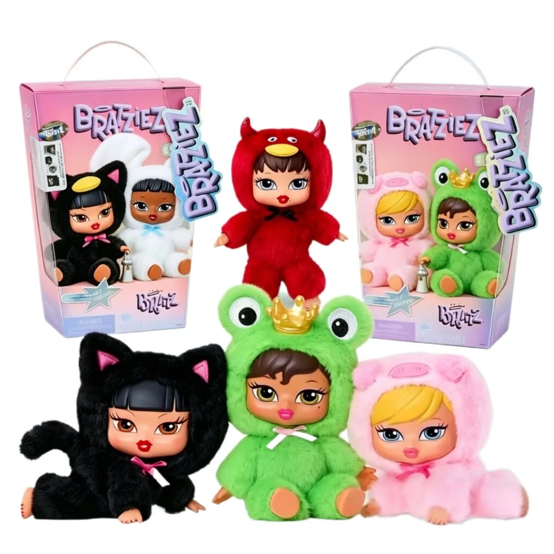 

MGA Bratz Bratziez Iconz Blind Box Toy Cute Doll Bag Pendant Stuffed Plush Vinyl Figure Collection Keychain Girls Birthday Gift