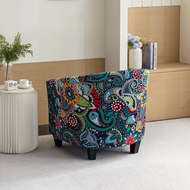 Elastic Sofa Cover, Small Single-person Chair Cover, Washable, for Home Use, Casual Bathtub Chair Cover Cover, Universal