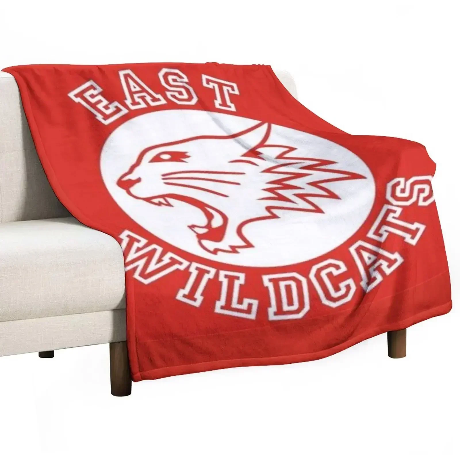 East High Wildcats Throw Blanket Nap For Sofa Thin Blankets