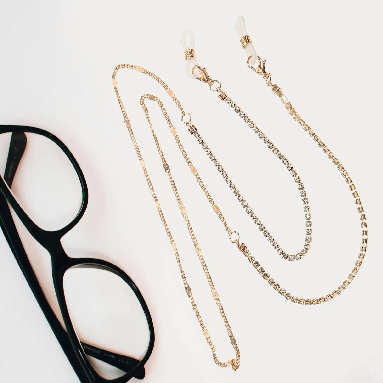 

Fashion Pearl Eyeglasses Chain Golden Alloy Eyewear Safety Strap Anti-Fall Glasses Cord for Sunglasses Reading Glasses Outdoor