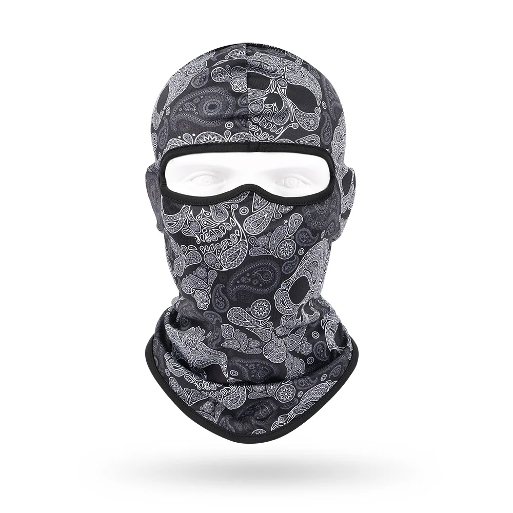 

Motorcycle Biker Face Balaclava Skull Mask Hiking Head Cover Windproof Sunscreen Quick-dry Hood Caps Unisex Outdoor Headgear
