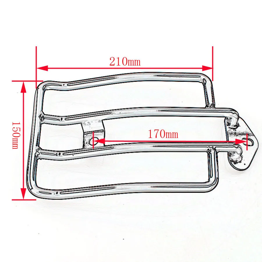 Motorcycle Rear Solo Seat Luggage Rack Support Shelf For Harley Sportsters XL 883 1200 Iron 48 72 2004-2019 2010 2008 2012 2018