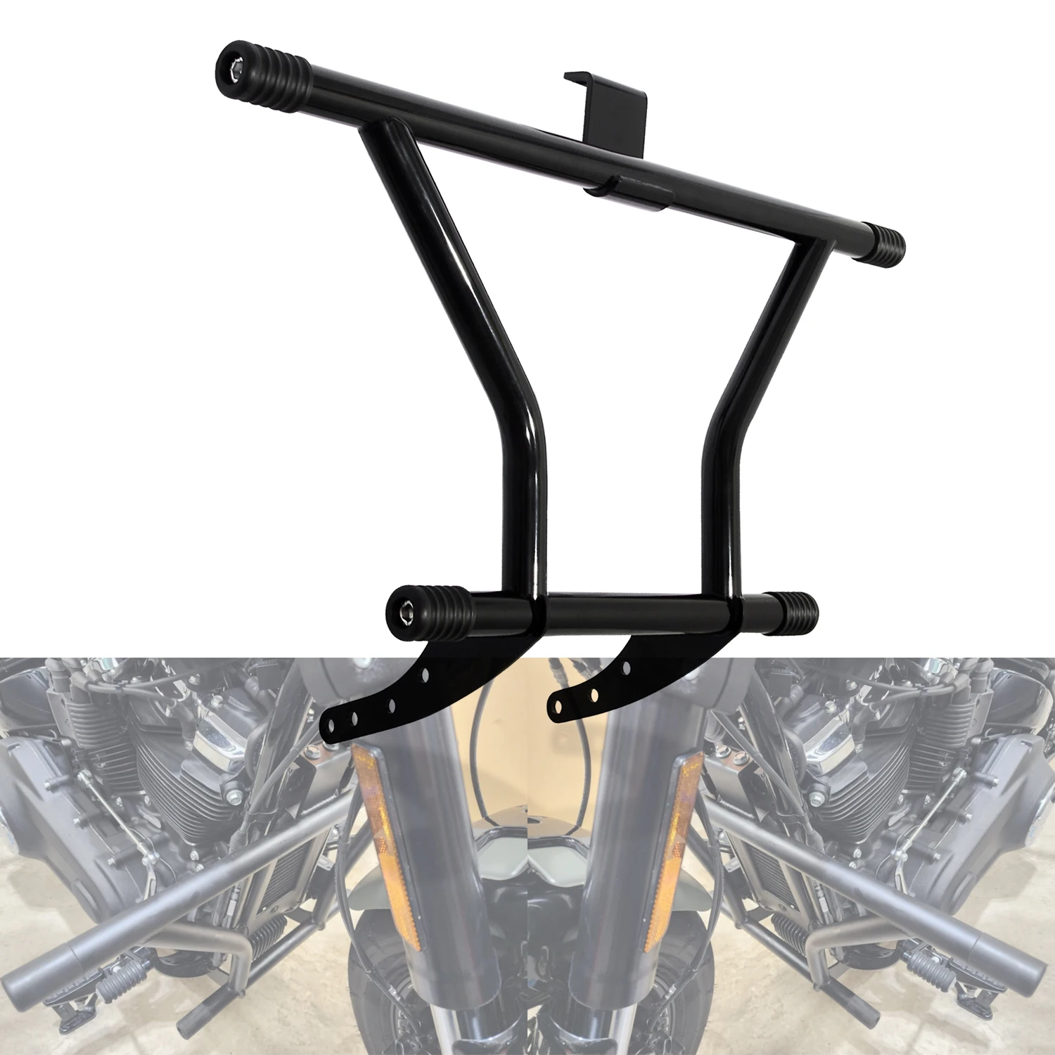 

Motorcycle Highway Peg 2 Step Crash Bar Engine Guard Forward Control for Harley Softail Fat Bob Sport Glide Softail Slim 2018-up
