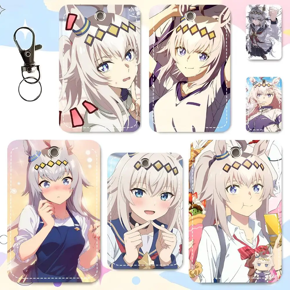 

1pc O-Oguri C-Cap Card Case Keychain Access Card Bag Key Tag Ring Leather Card Holder Key Ring Access