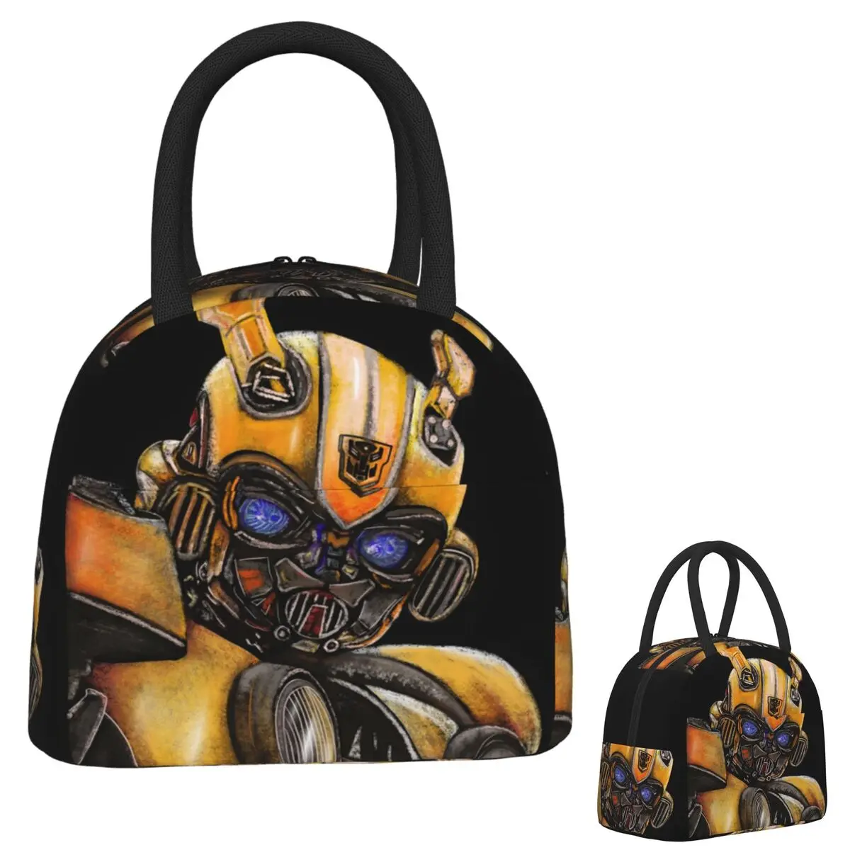 

Bumblebee Transformer, The Best Transformer Lunch Bags Insulated Bento Box Waterproof Lunch Tote Picnic Bags Thermal Bag