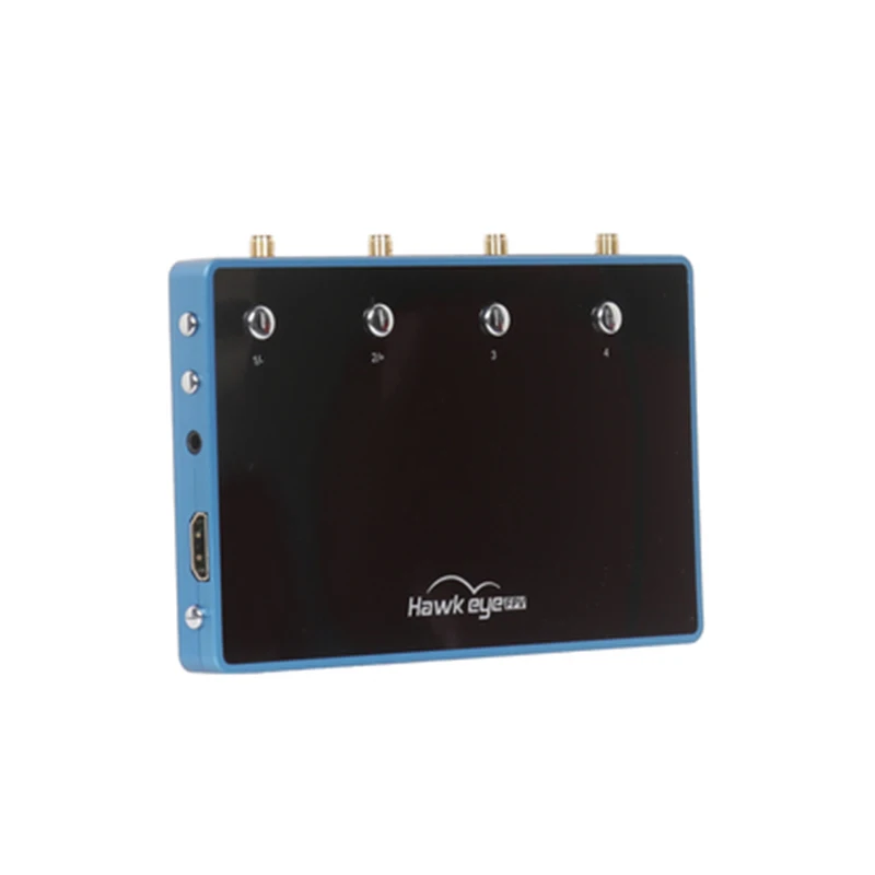 Hawkeye Quatro Olhos 5.8Ghz Tela Dividida Racing Drone FPV Receptor de Corpo de Alumínio com Saída HDMI e TV Dual Way (720P/1080P)