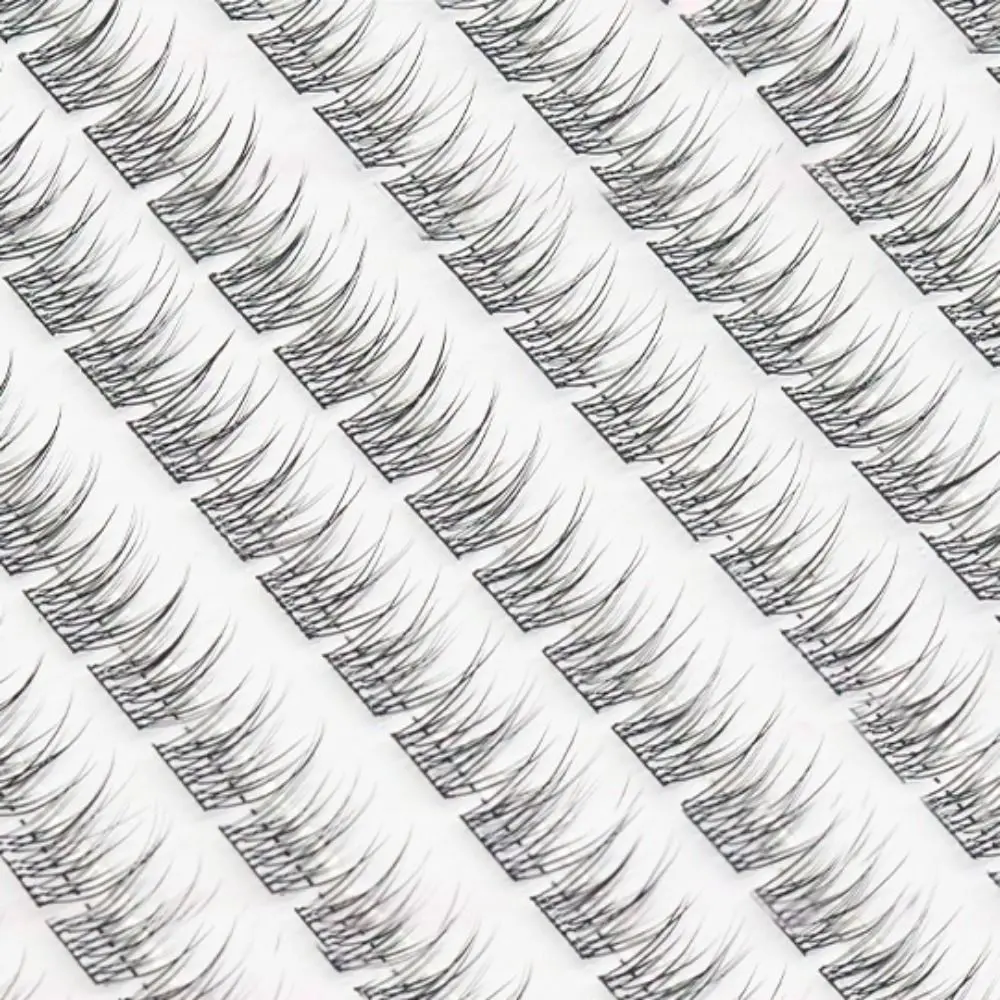 ขนตาปลอมแบบม้วนติดเอง นุ่ม ไม่ต้องใช้กาว ติดง่าย สไตล์การ์ตูน ติดทนนาน ขนตาปลอมแบบกลุ่ม สำหรับงานปาร์ตี้