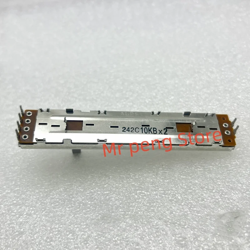 1pcs for ALPS 88mm Straight slip Potentiometer B10KX2 for cross-cutting djm600 handle length 20mm stroke 45mm