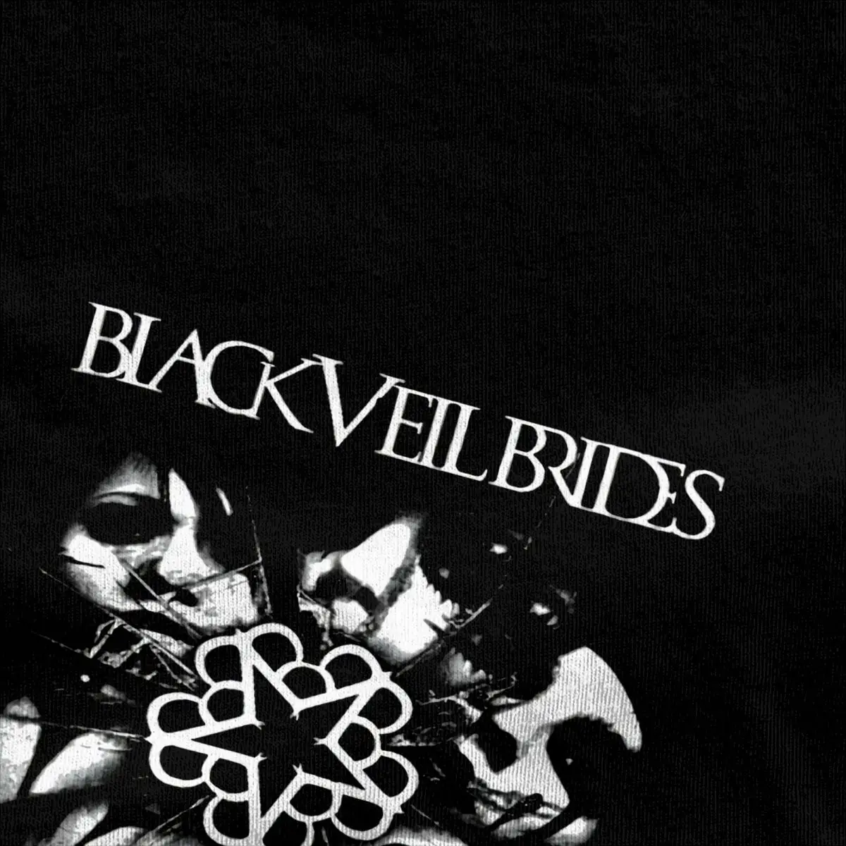 Black Veil Brides Band Logo T Shirt Beach Vintage T Shirts Cotton Leisure Tshirt For Men Short Sleeve Print Tops