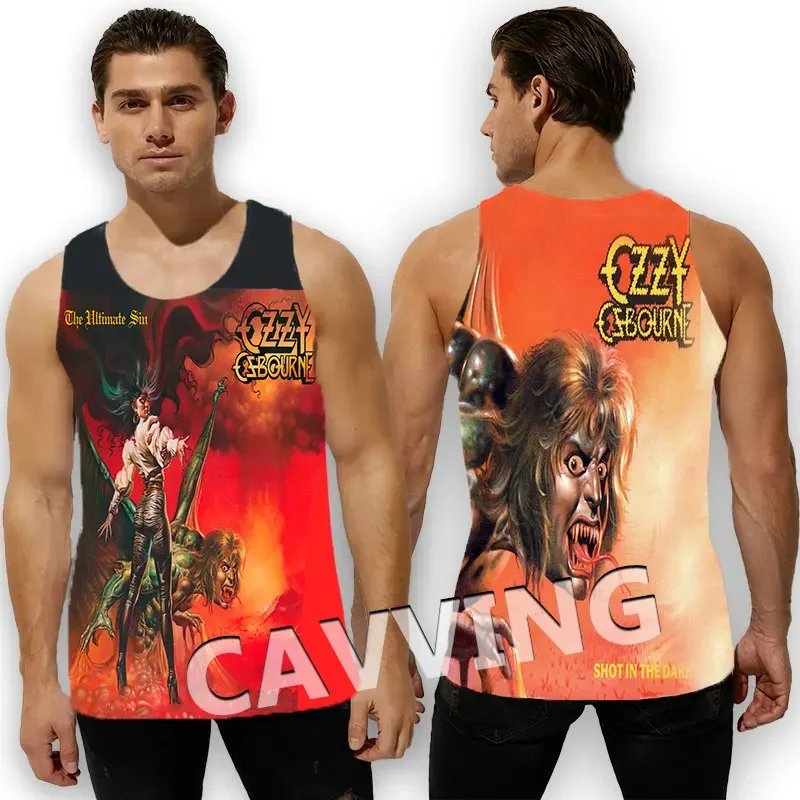 CAVVING 3D Printed  OZZY OSBOURNE  Tank Tops Harajuku Vest  Summer Undershirt Shirts Streetwear for Men/women   J01