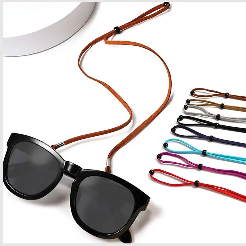 

Holder Reading Glasses Retainer Gold Color PU Leather Glasses Chains Glasses Lanyard Sunglasses Chains Leather Glasses Strap