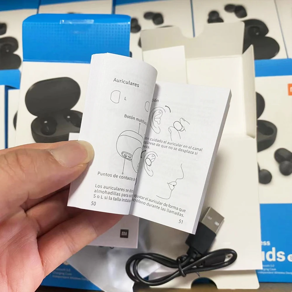 Global Version Xiaomi Earbuds Basic 2 Redmi Airdots 2 TWS Wireless Bluetooth 5.0 Earphone Mi True Wireless  Auto Link TWSEJ061LS