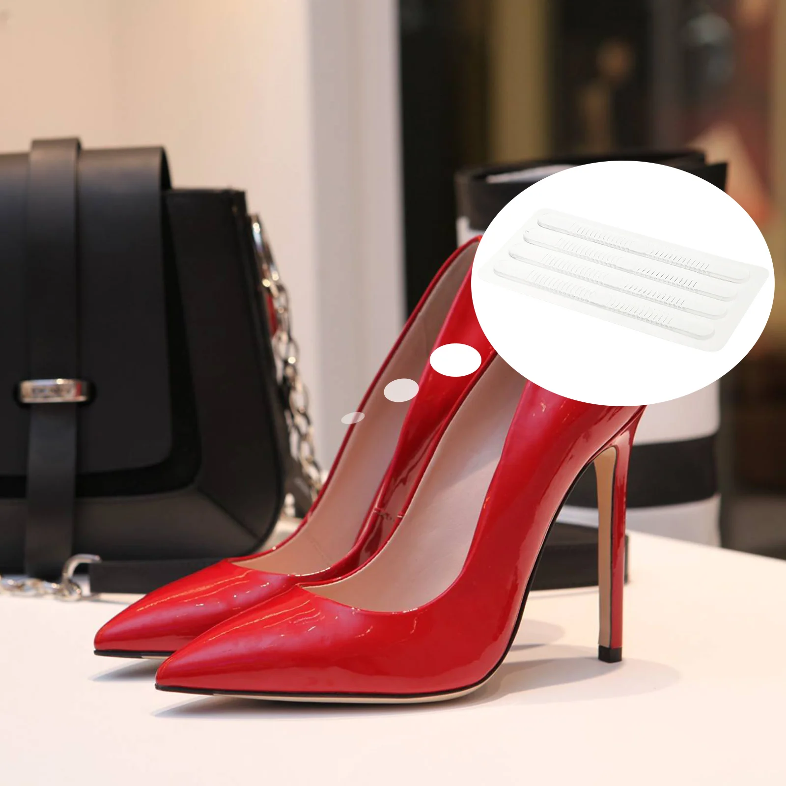 

Shoe Inserts Grip Shoe Strap Grip 16Pcs Sling Shoe Grip Sandals Sling Backs Invisible Shoe Inserts High Heel Sole Pads