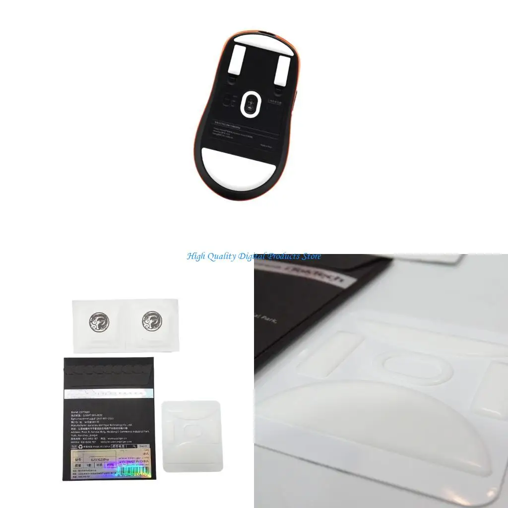 

U2JE Esportstiger Mouse Skates Stickers Mouse Feet Pad for Incott G23 Mouse