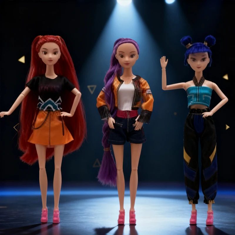 

HOT Kpop Demon Hunters Action Figure Toy// Derpys// Tiger Rumi Mira Zoey// Sussy Figurine Doll For Fans Christmas gifts﻿//