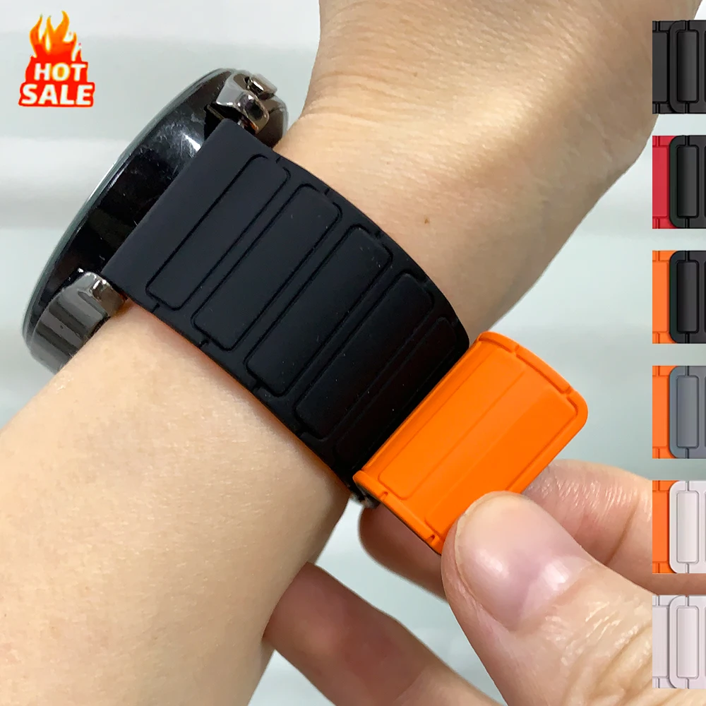 22mm Magnetic Loop Strap For Amazfit BIP Max 6 5/balance 2 3 bracelet correa For amazfit Active Max 48mm GTR 4 3Pro 2 Watch Band