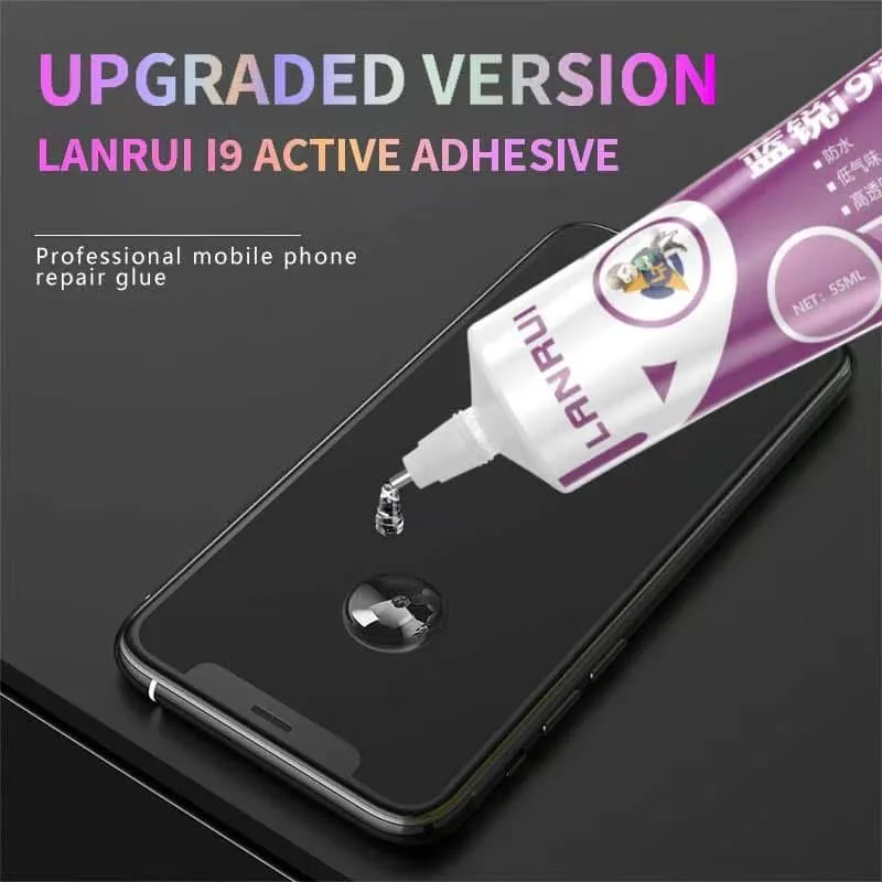 LANRUI High-Quality Active Soft Glue Waterproof Sealant for Mobile Phone Laptop TV LCD Screen Back Cover Repair Glue