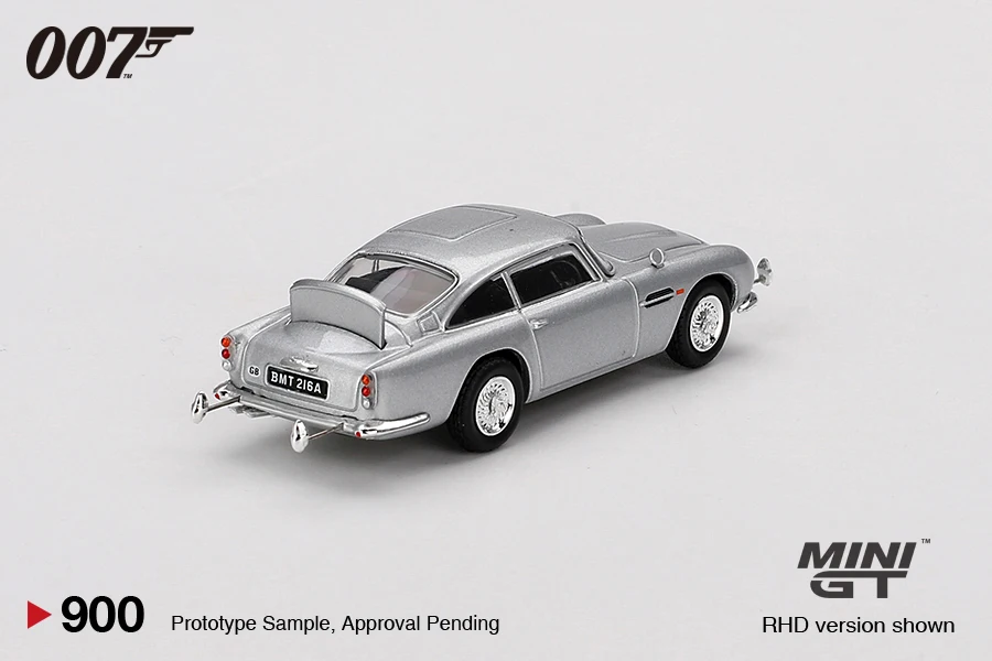 MINIGT 1/64 Aston Martin DB5 „Goldfinger“ MGT00900-007J Autos Legierung Kraftfahrzeug Druckguss Metallmodell Kinder Weihnachtsgeschenk Spielzeug für Jungen