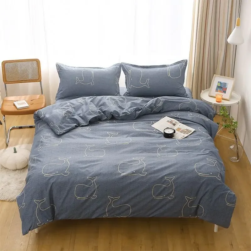 Dormitory bedding Comfortable and Lightweight Duvet Cover Suitable for All Skin Types Male Female Students in All Seasons