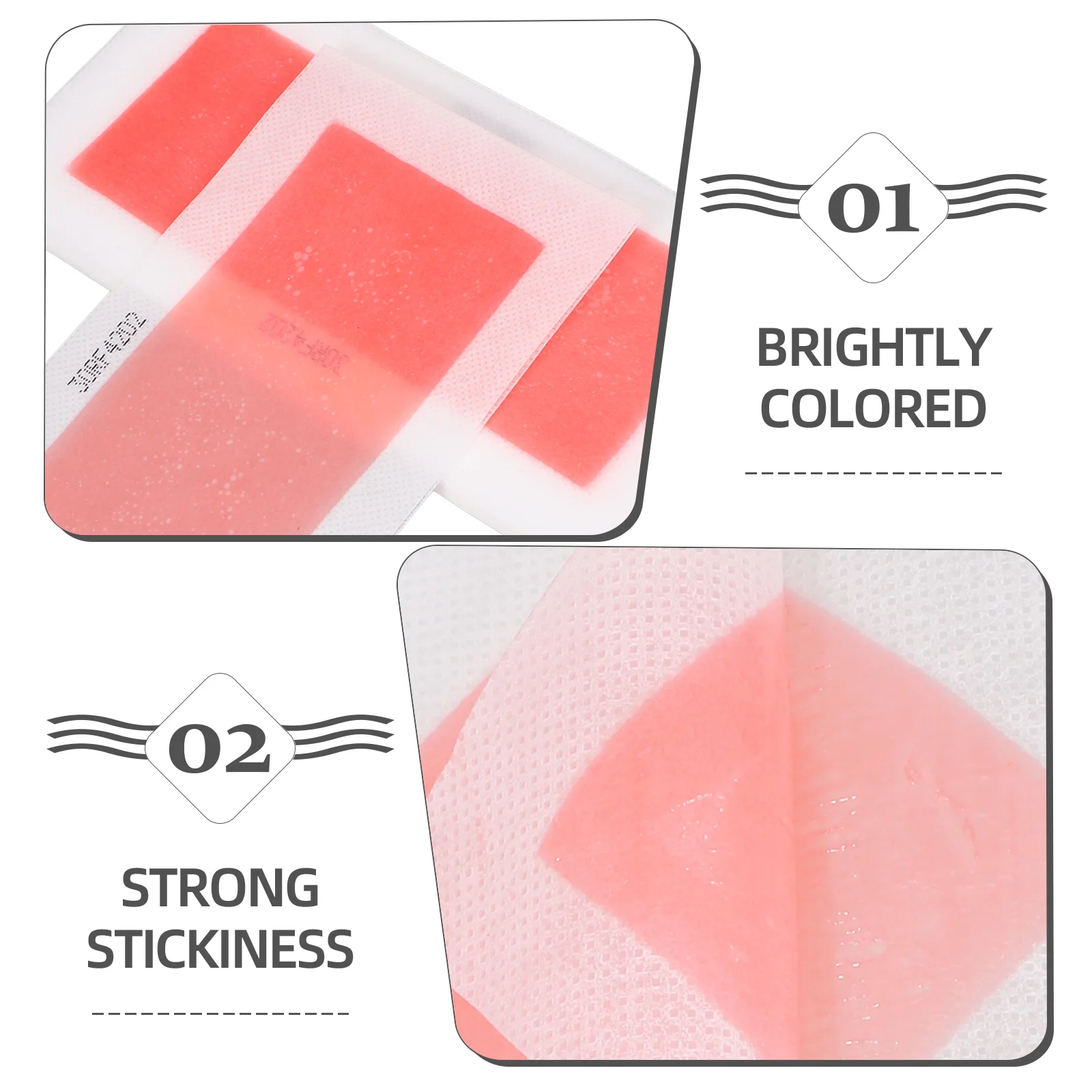 12 Pcs Wax Paper Strips for Hair Removal Face Remover Cream Sensitive Waxing Stencil Body Facial Women