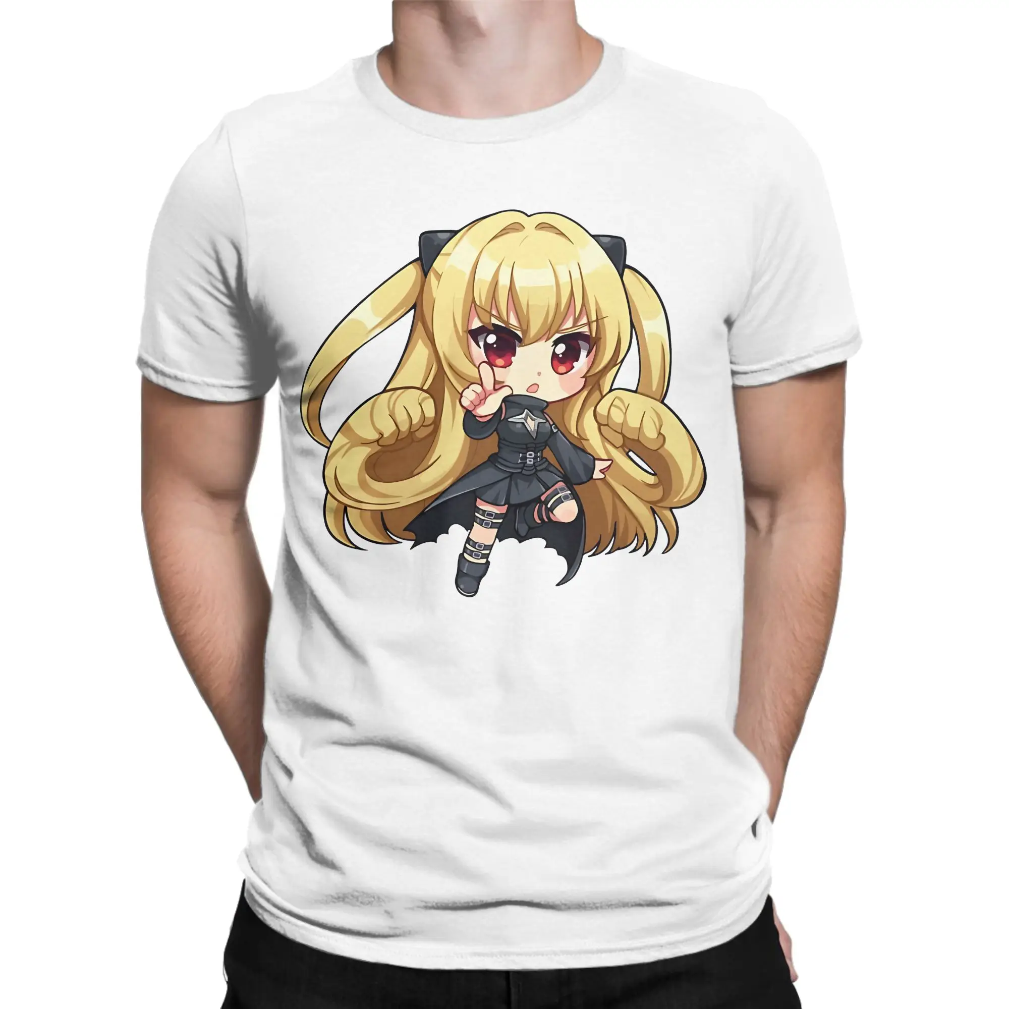 To Love Ru Aime for Men Women T Shirts Kojinki Yami Chibi Vintage Tees Short Sleeve Round Neck T-Shirt Cotton Unique Tops