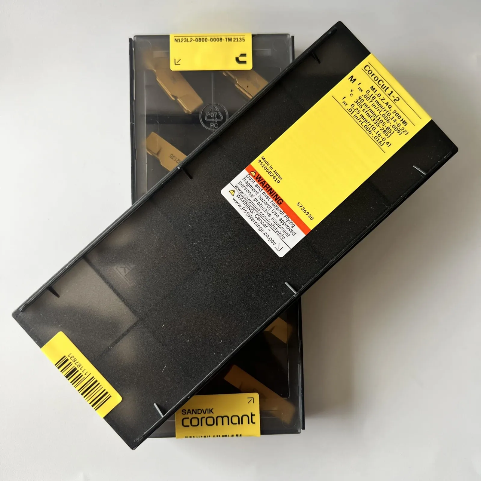 

SANDVIK / N123L2-0800-0008-TM 2135 / Оригинальное шведское лезвие из твердого сплава, 10 шт.