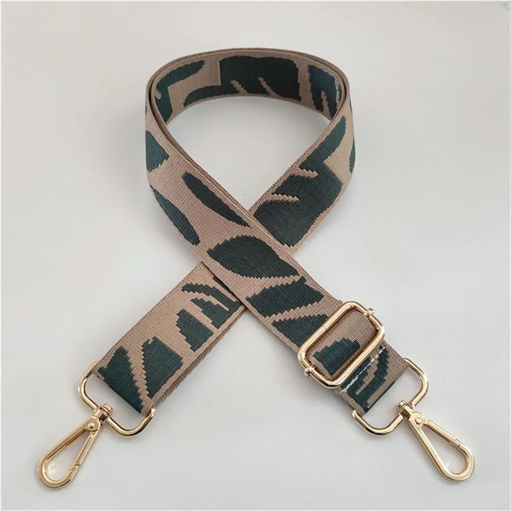 여성용 와이드 교체 숄더백 스트랩, 코튼 컬러 백 스트랩, 핸드백 벨트