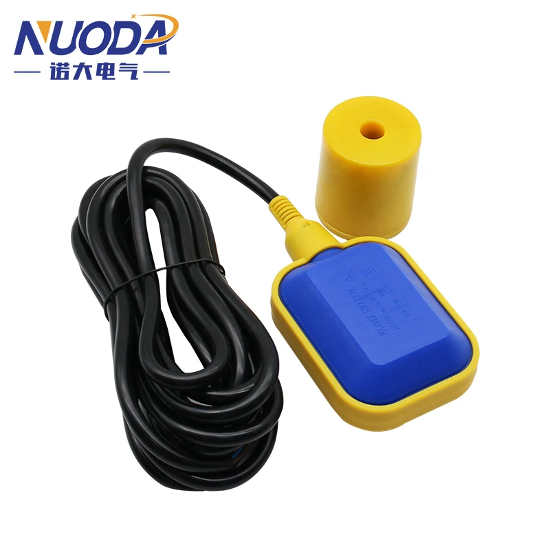 NUODA-Controlador Interruptor de flotador Interruptores de líquido, Interruptor de flotador de fluido líquido, Sensor de contactor, 2m, 3M, 4M, 5m,