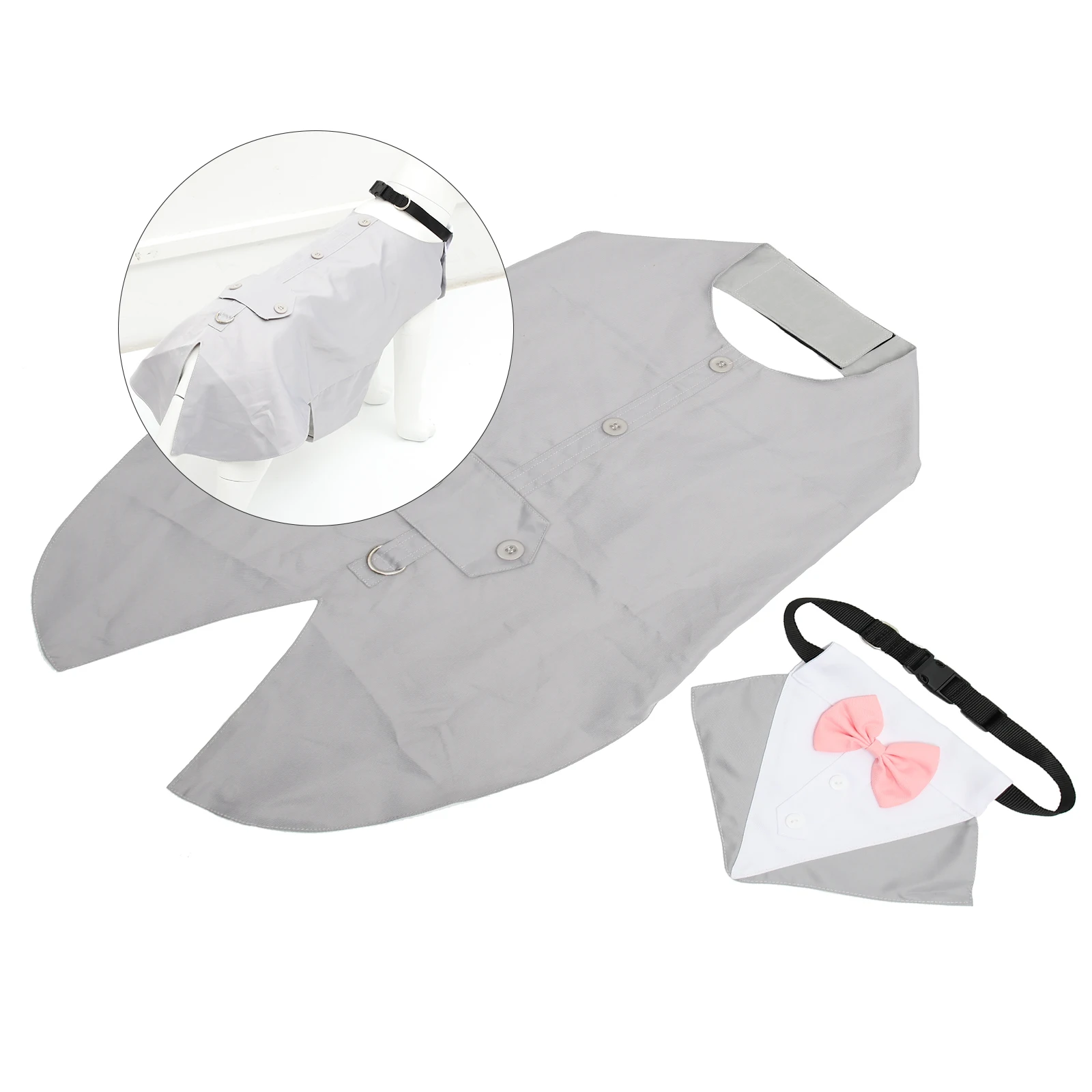 

Pet Suit Dog Costume New Year Outfit Small Clothes Clothing Outfits for Dogs Wedding Polyester