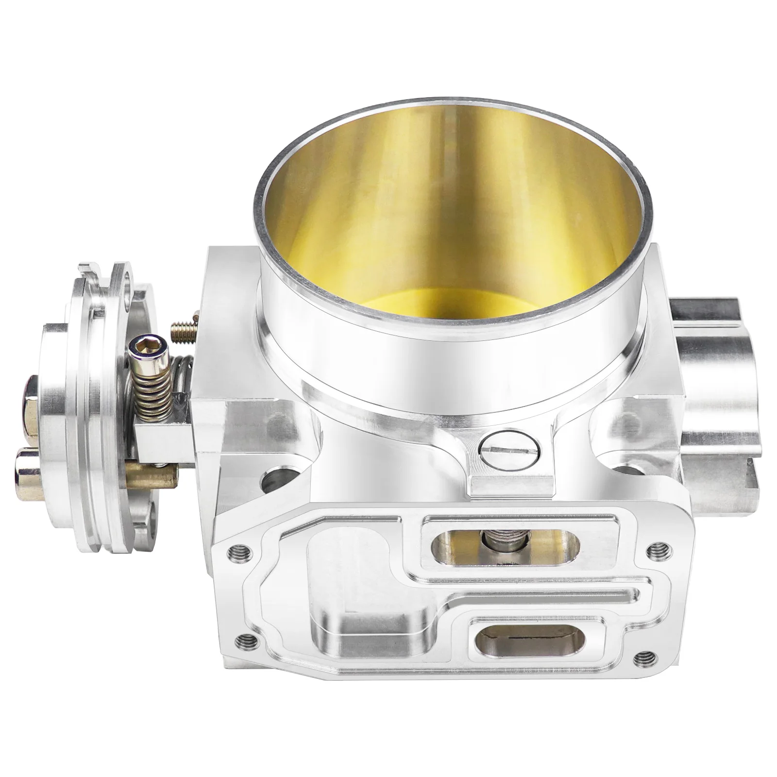 

70mm High Flow Billet Aluminum Throttle Body HB 7007 for Mitsubishi Lancer EVO 1-9 4G63T Engine Upgrade Throttle Body Valve Assy
