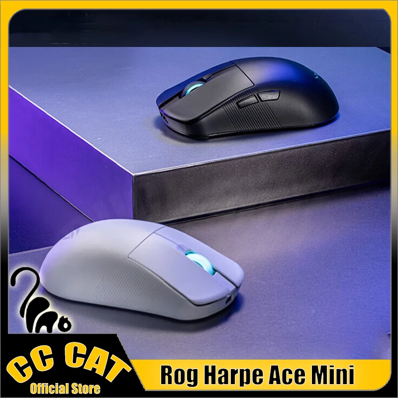 Rog Harpe Ace Mini Gaming Mouse 3mode Wireless Bluetooth 8k Lightweight Aimpoint Pro Sensor Pc Gamer Mouses Laptop Accessories