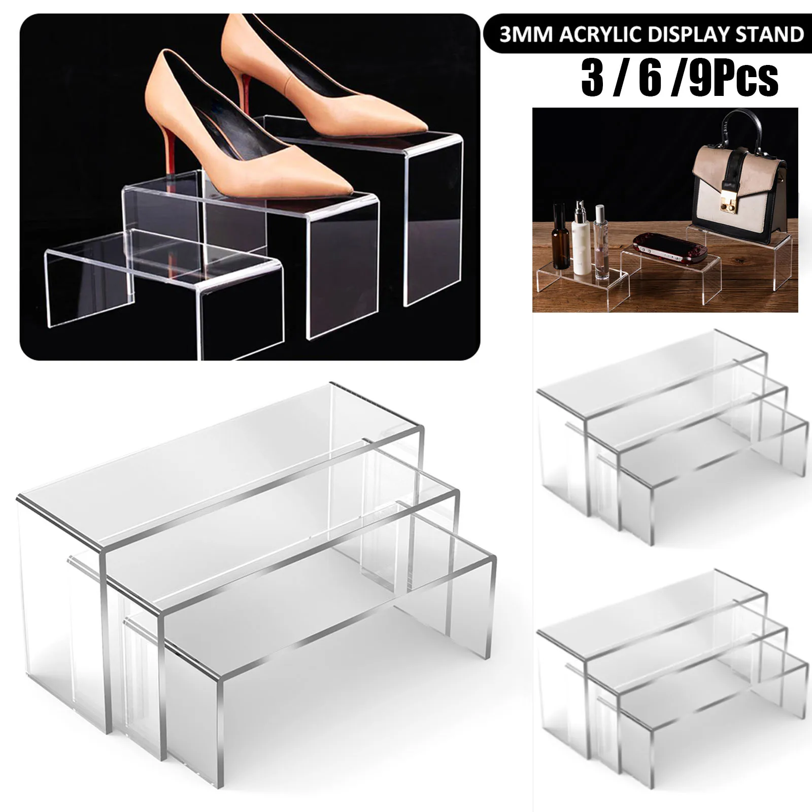 3/6/9Pcs Acrylic Di…