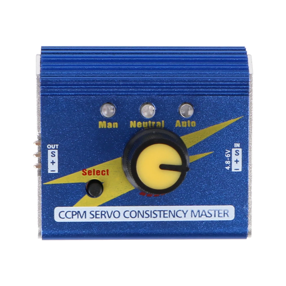 ESC Checker RC Motor Test Meter CCPM Servo Consistency Master Aluminium Alloy RC Servo Tester 4.8-6V Multi Function