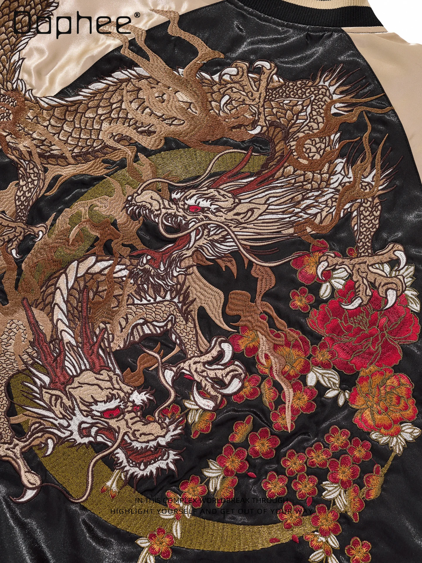 Vintage Trend Heavy Embroidery Mens Jacket Baseball Jacket Personality Fashion Street Loose Casual Coat Men Clothing Autumn New