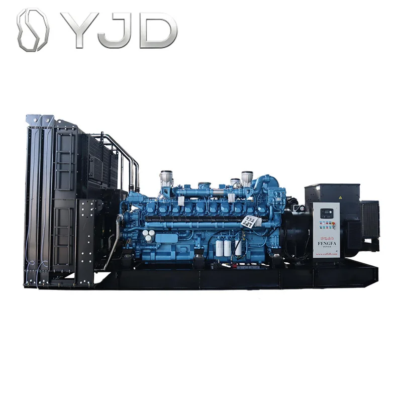 For AI Data Center Backup Power2000kw 2500kva Open Type Diesel Generator Set