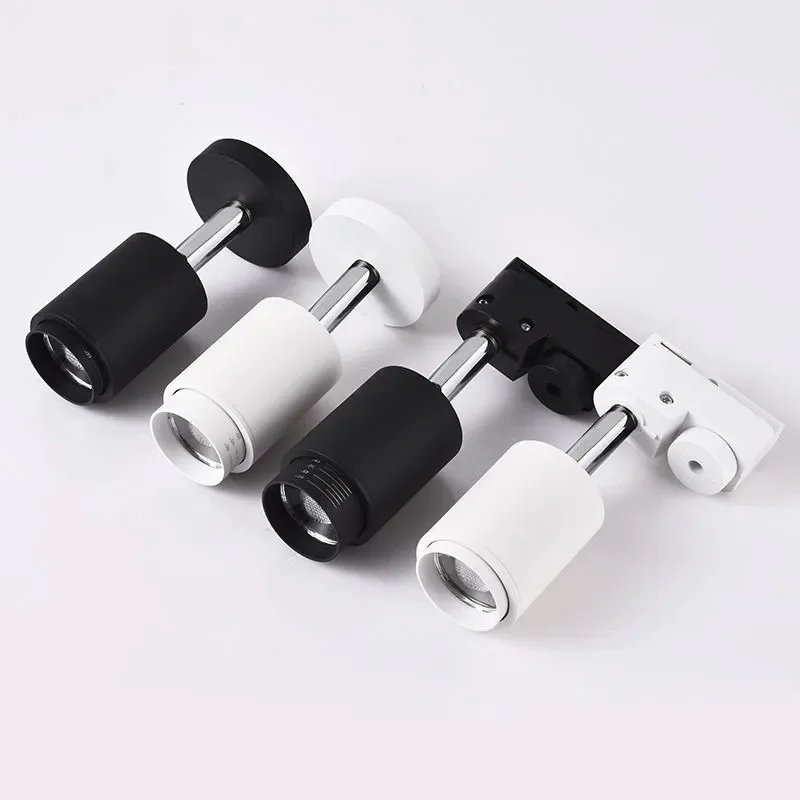 Foco de luz Led descendente regulable, luz de pista montada en superficie, lámpara LED COB de fondo, iluminación interior de techo, 5w, 7w, 9w