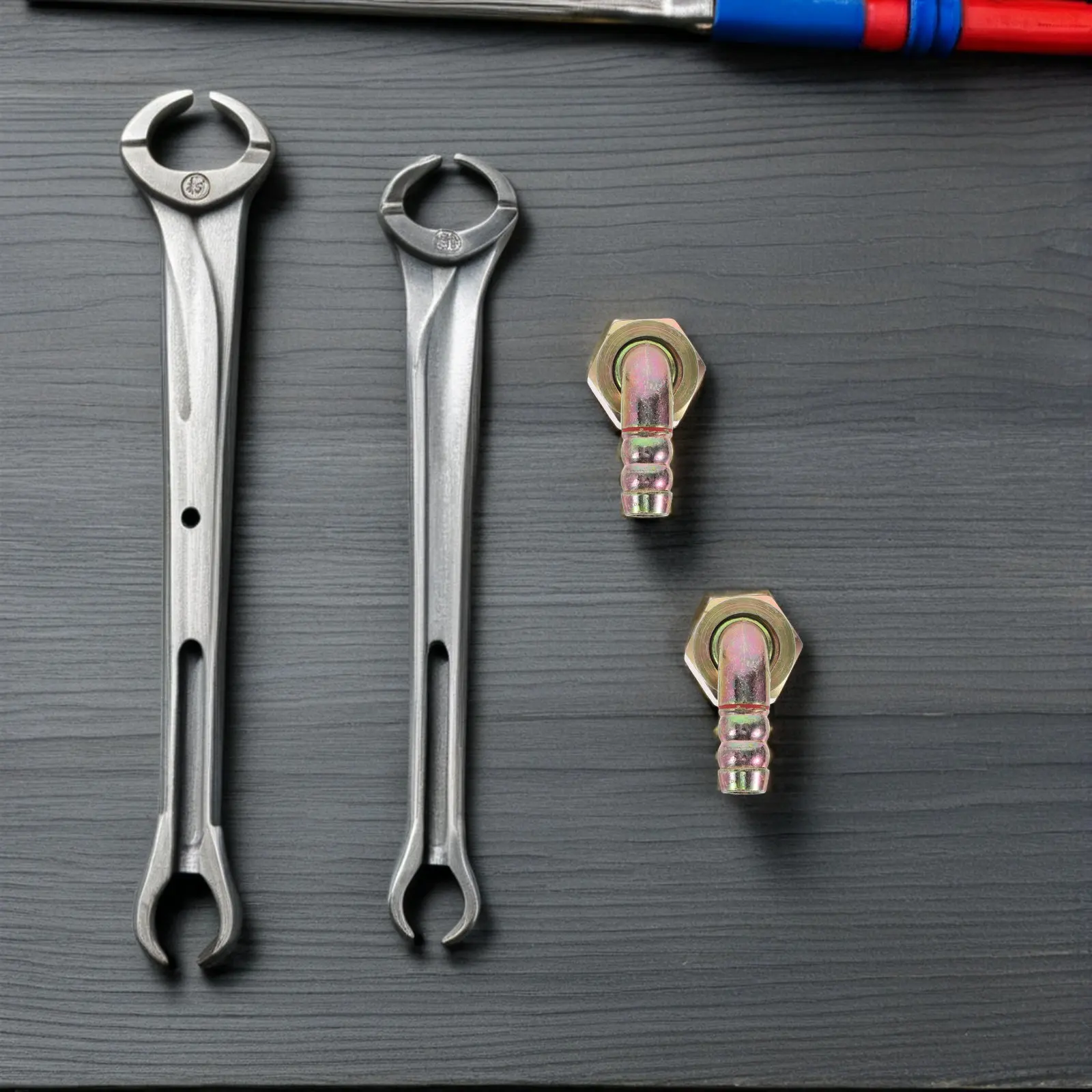 8Pcs Gas Stove Connector Kit Universal Flexible Steel Hose Pipe Fittings High Precision Threads Corrosion Resistant