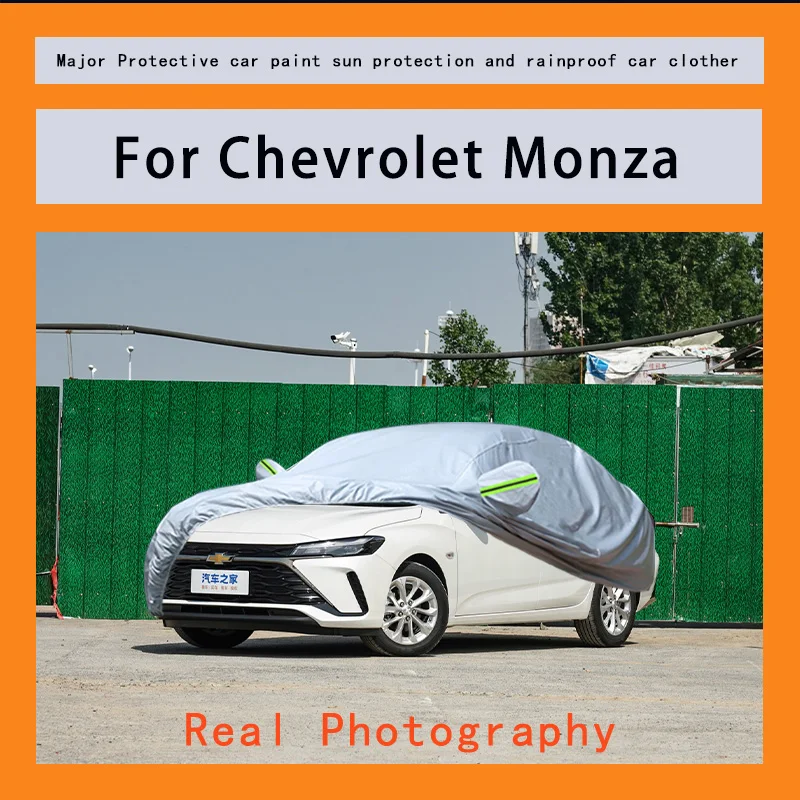 

﻿﻿For Chevrolet Monza Car Covers Outdoor Waterproof Dustproof Sun Rain Snow Protection Thick Oxford Cloth Full Outer Cover