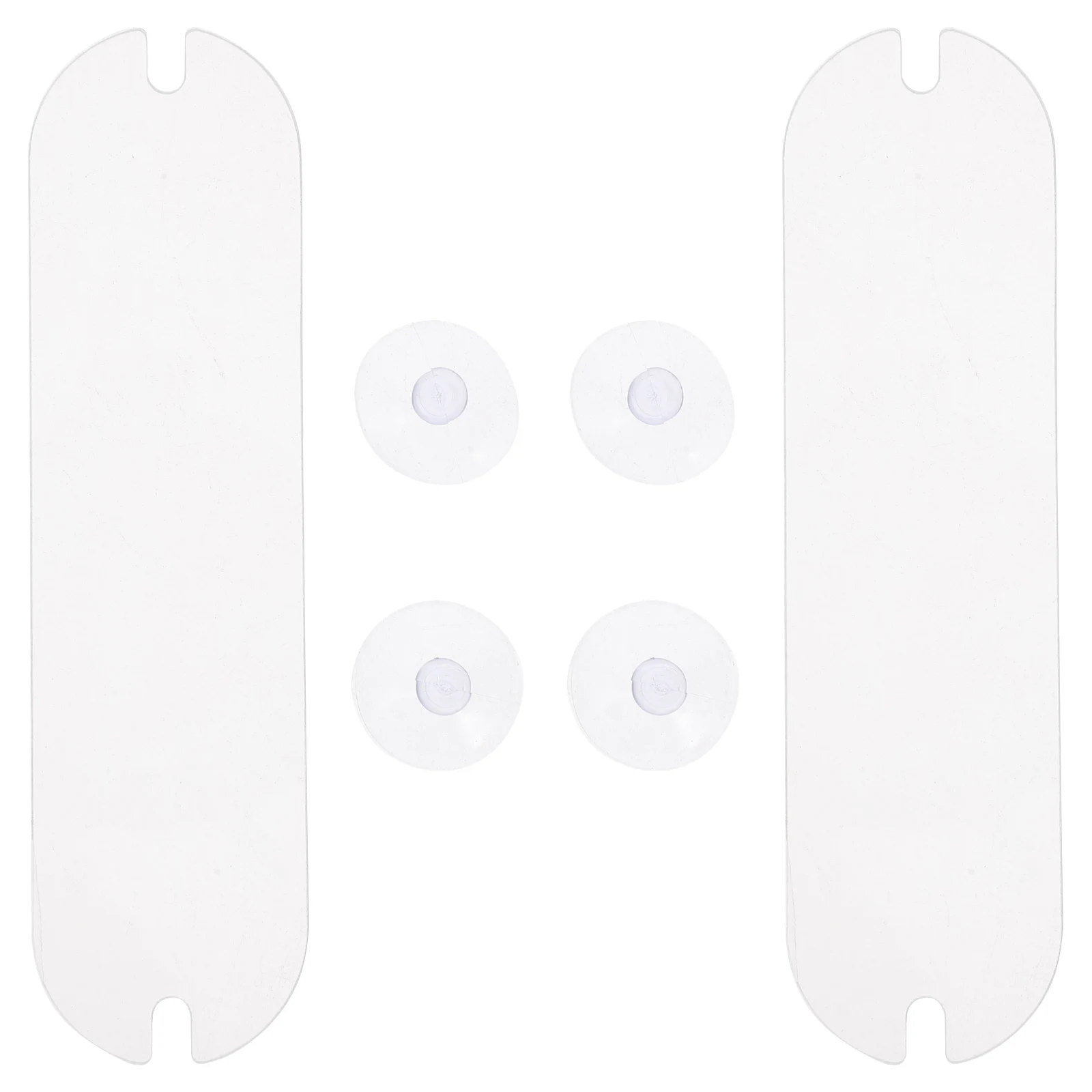 

2pcs Acrylic Toll Pass Holder Clear Suction Cup Windshield Mount For Car Transponder Universal Compatibility Cards Suction Mount