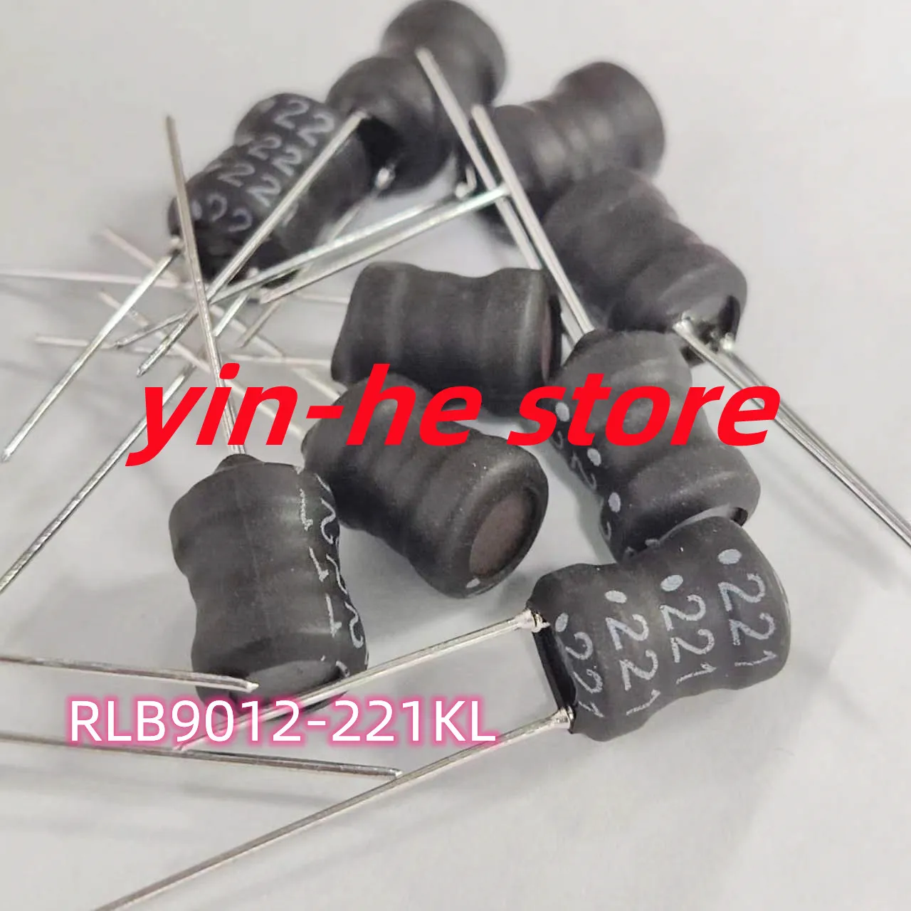 ラジアルインダクター、RLB9012-221KL、rlbシリーズ、9x12.2x5、220uh、1a、5個、10個、100個