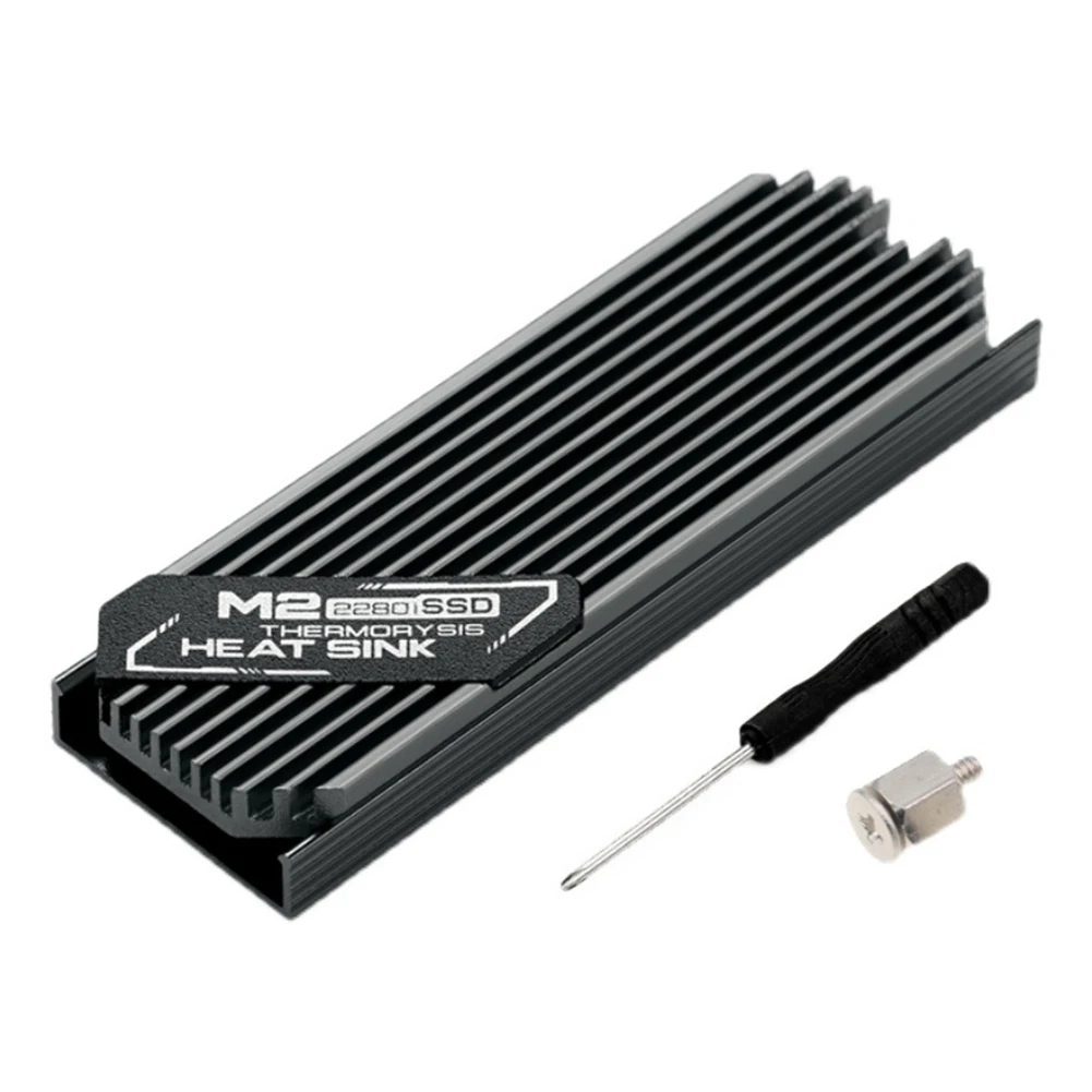 M.2 Solid State Hard Disk Heatsink Cooling Thermal Pads Ultra-thin Solid State Hard Disk Radiator for 2280 SSD
