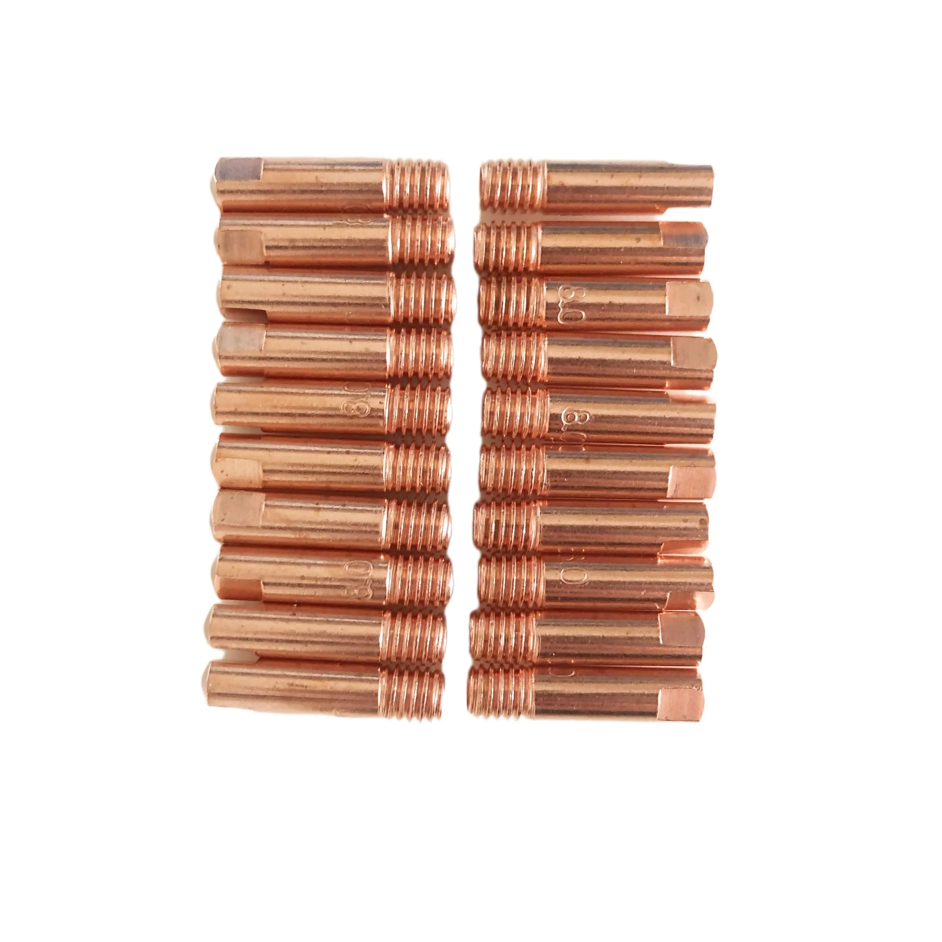 10Pcs/20Pcs 15AK Contact Tips Welding Torch Consumables MIG Accessories 0.8/1.0/1.2mm For Binzel Style MAG