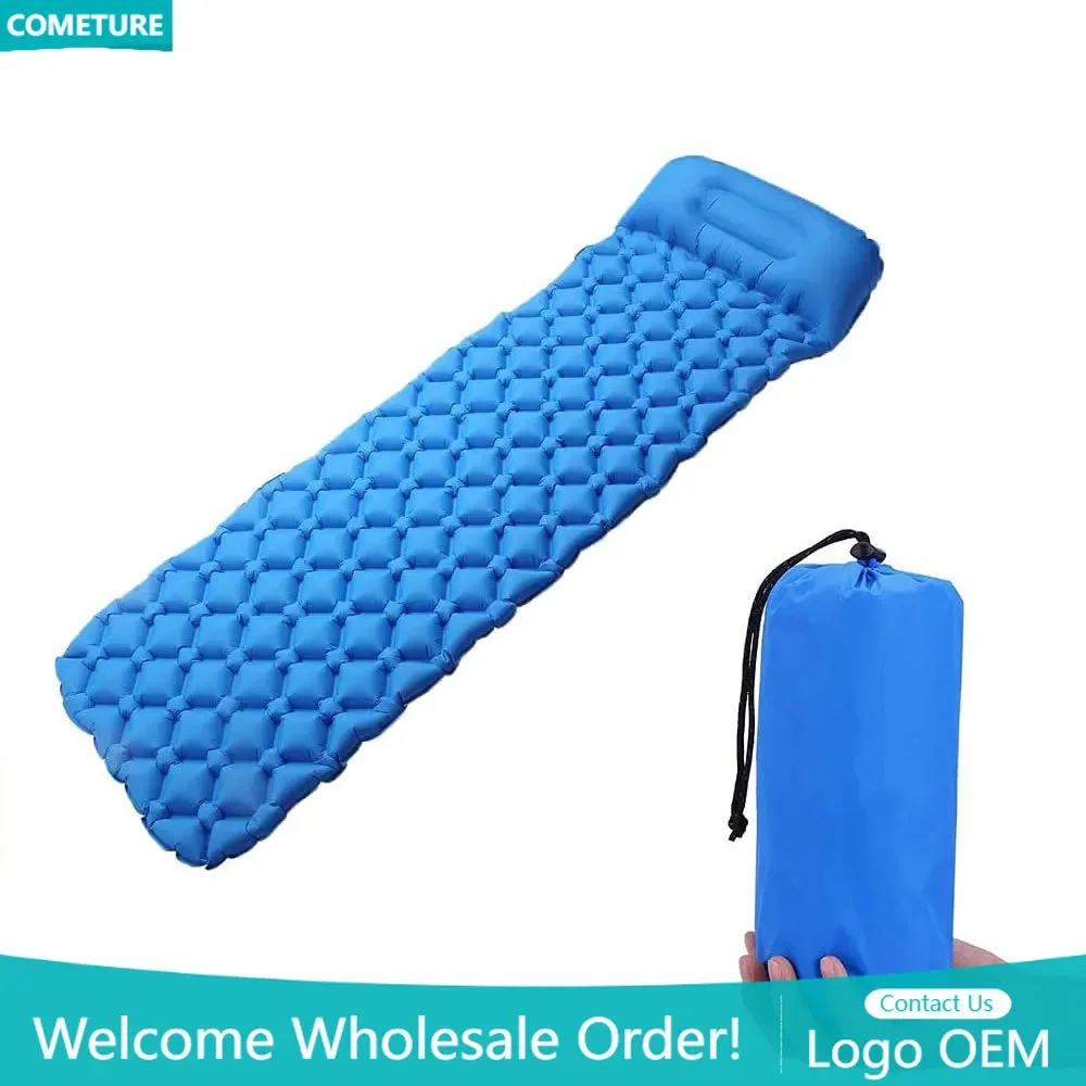 

Camping Mat Outdoor Moisture-proof Sleeping Pad Extralight Portable Inflatable Air Mattress Beach Hiking Trekking Folding Bed