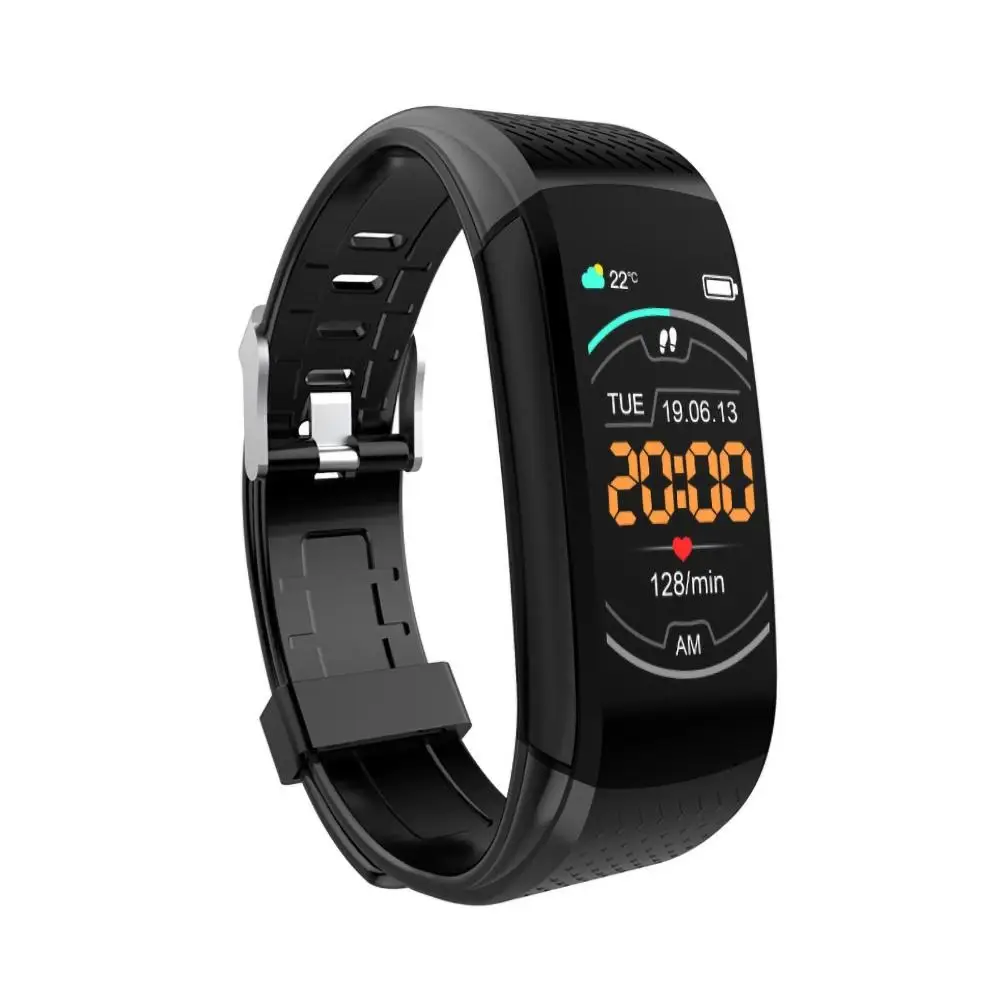 

C8 Smart Bracelet 1.08inch Touch Screen Blood Pressure Heart Rate Blood Oxygen Sedentary Waterproof Bluetooth Health Monitoring