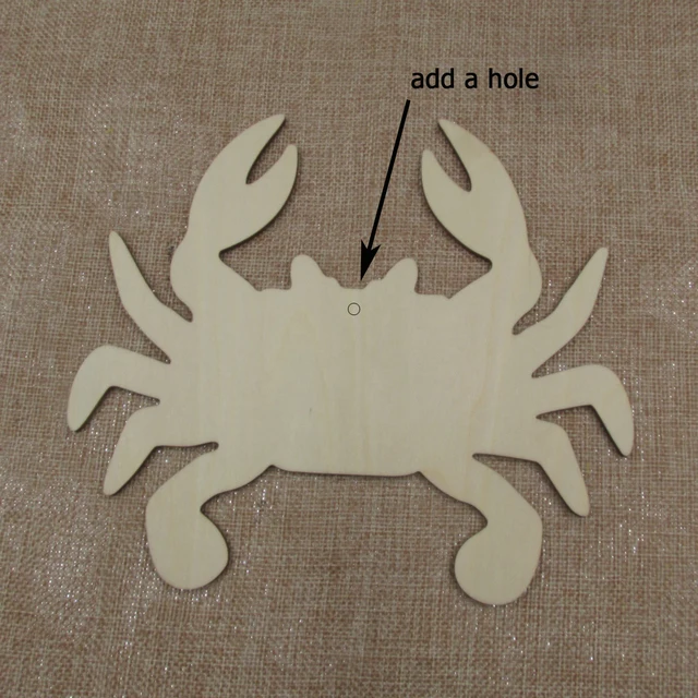 5,1–20,3 cm dick, unlackiert, blanko, Holz, unter dem Meer, Tier-Dophin-Laser, ausgeschnitten, Holzform, Bastelbedarf, Holzhandwerk-Ausschnitt – Detail 13