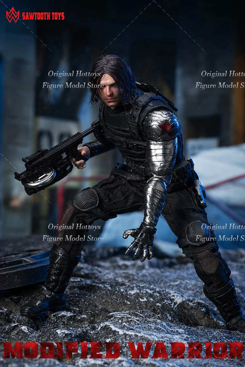 

Коллекционная фигурка-кукла Sawtooth Toys STM-20253, масштаб 1/12, мужской солдат, черный тактический костюм, полный комплект, 6 дюймов