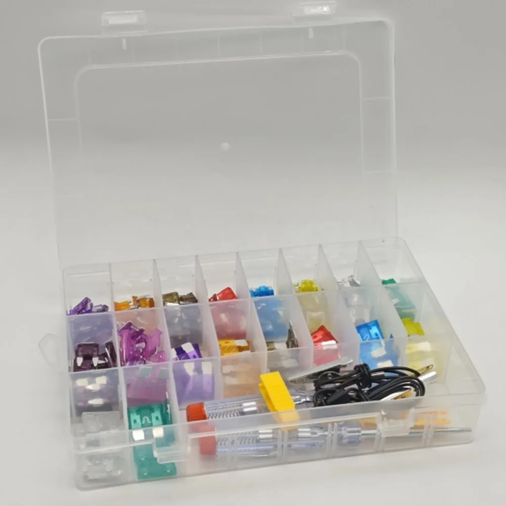 203-teiliges Sicherungs-Sortiment mit Sicherungsentferner und Stromkreisprüfer - Standard-, Mini- und Low-Profile-Mini-Sicherungsset 3A -40A – Detail 3